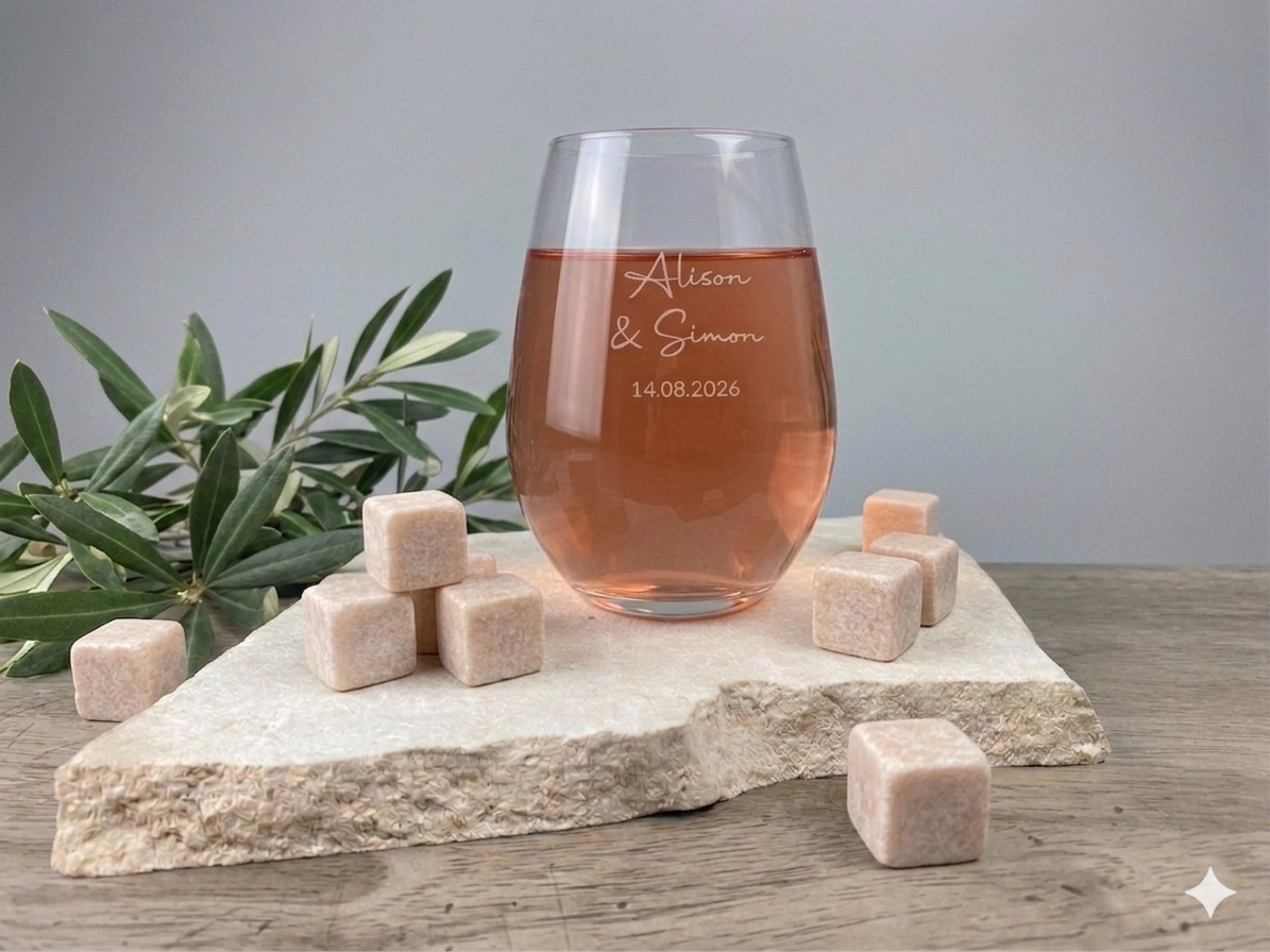 Luxury Rose Wine Stones
