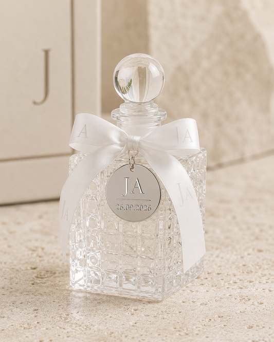 Crystal Glass Decanter (100ml) Engraved with Gift Tag