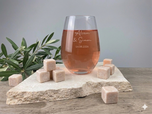 Luxury Rose Wine Stones