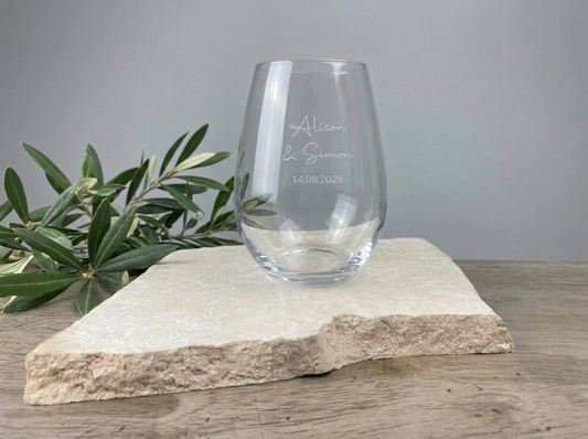 Luxe Stemless Wine Glass - Single