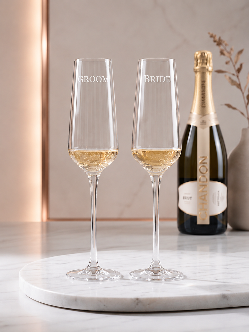 Luxe Champagne Glasses - Set of 2