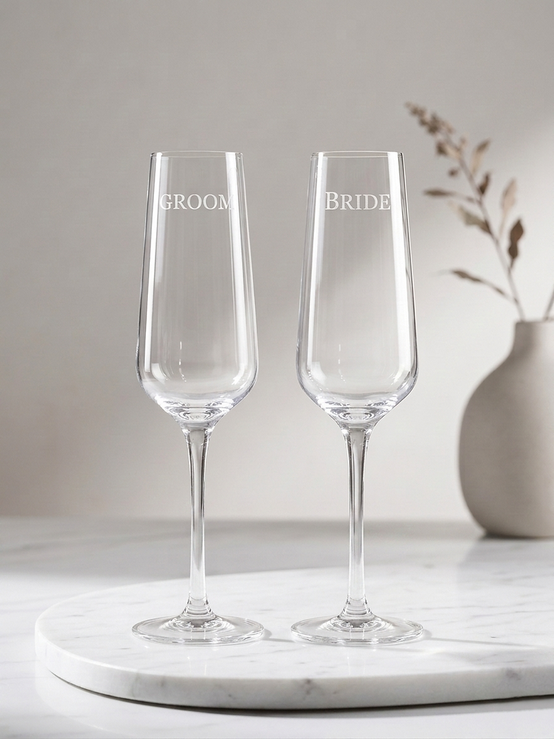 Luxe Champagne Glasses - Set of 2