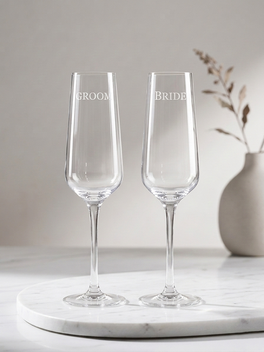 Luxe Champagne Glasses - Set of 2