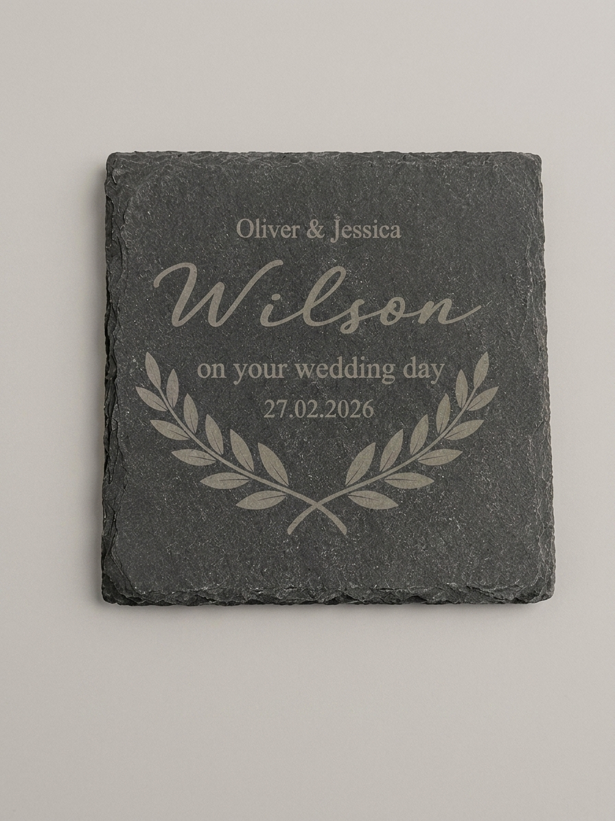Personalised Slate Coaster